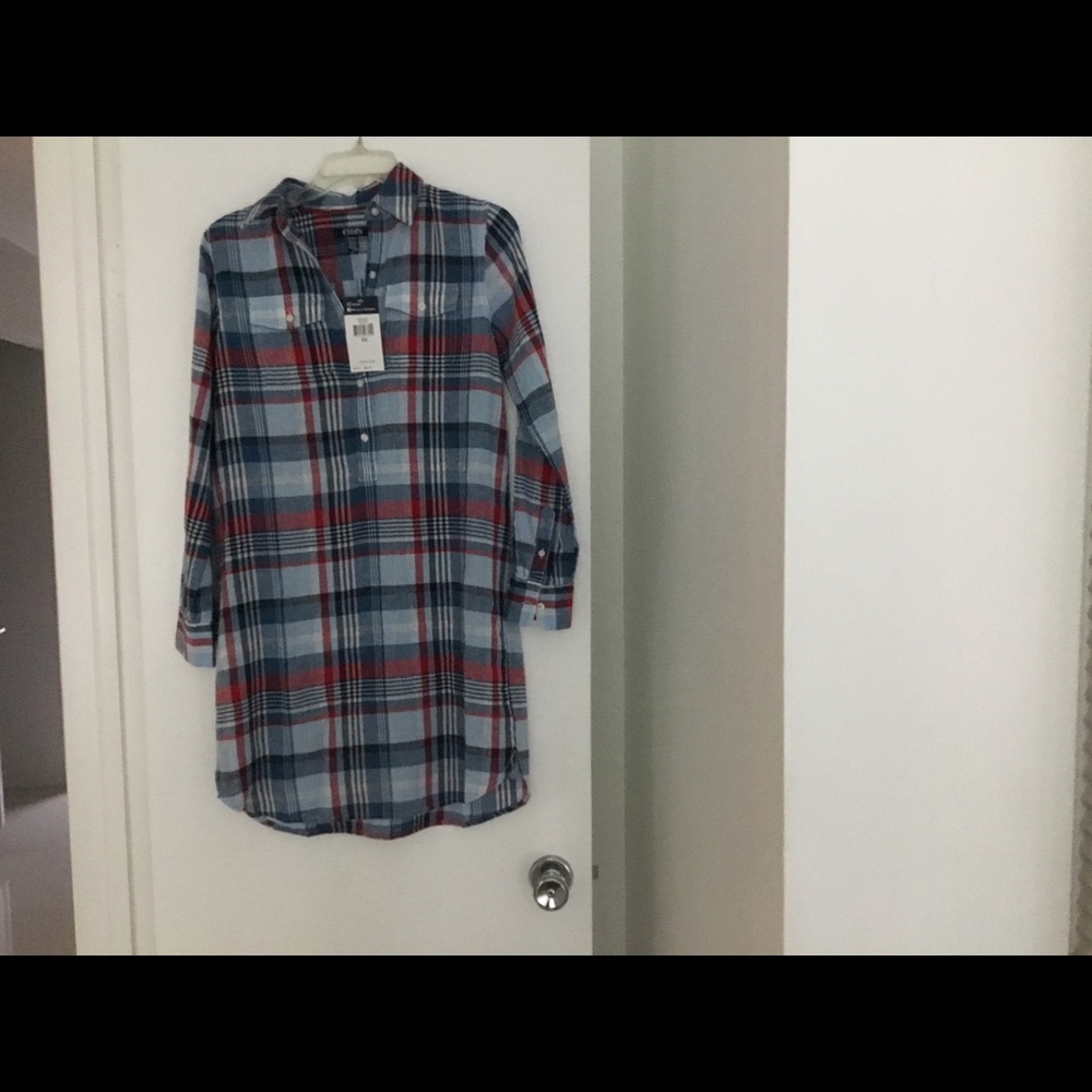 Chaps Plaid Dress